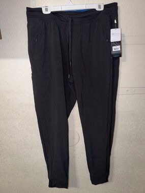 Men's Black Jogger Pants with Utility Pocket